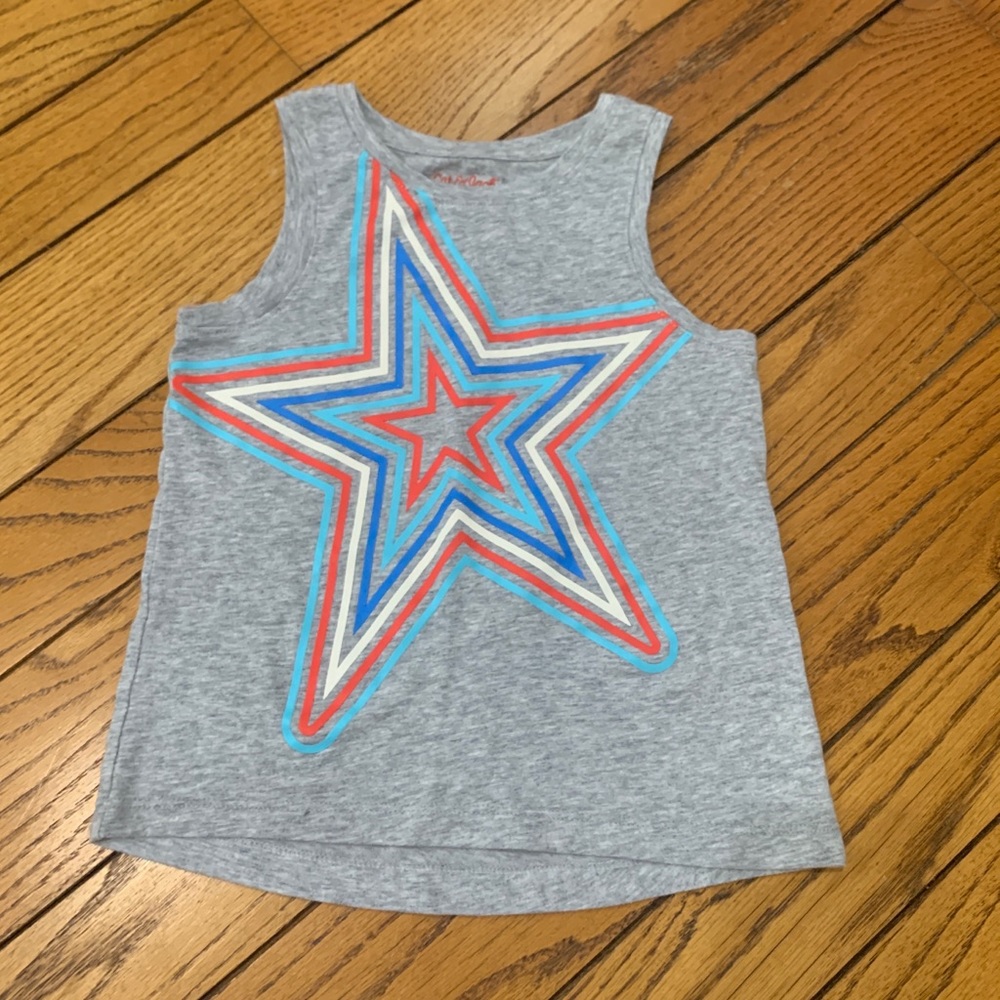 Cat & Jack Awesome Patriotic Tank 4th of July